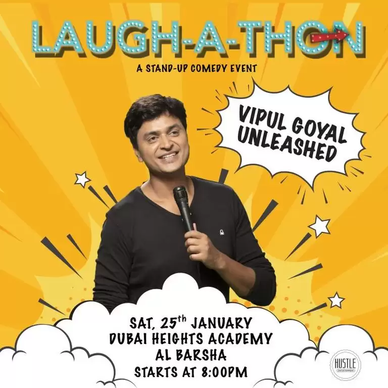 Laugh-a-thon ft Vipul Goyal Opening Act by Emaad Siddiqui Live in Dubai
