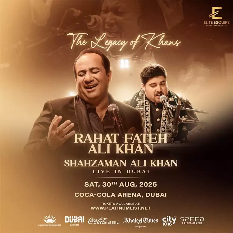 Legacy of the Khans - Ustad Rahat Fateh Ali Khan and Shazman Ali Khan in Dubai