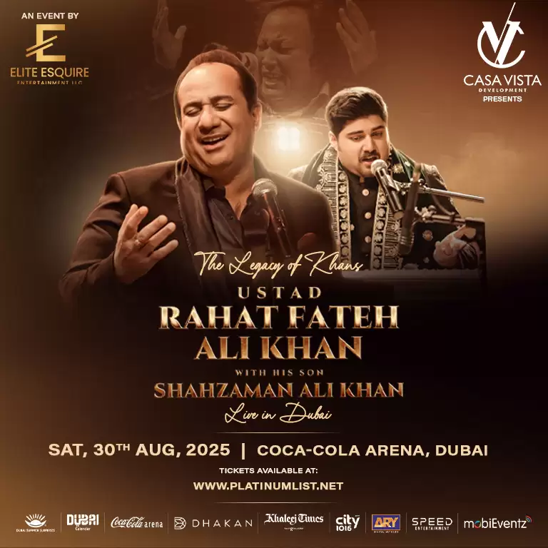 Legacy of the Khans - Ustad Rahat Fateh Ali Khan and Shazman Ali Khan in Dubai