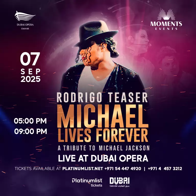Michael Lives Forever by Rodrigo Teaser - A Tribute to Michael Jackson in Dubai Opera