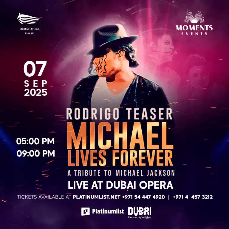 Michael Lives Forever by Rodrigo Teaser - A Tribute to Michael Jackson in Dubai Opera