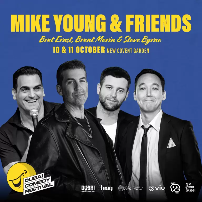 Mike Young & Friends Bret Ernst, Brent Morin & Steve Byrne Live at Dubai Comedy Festival