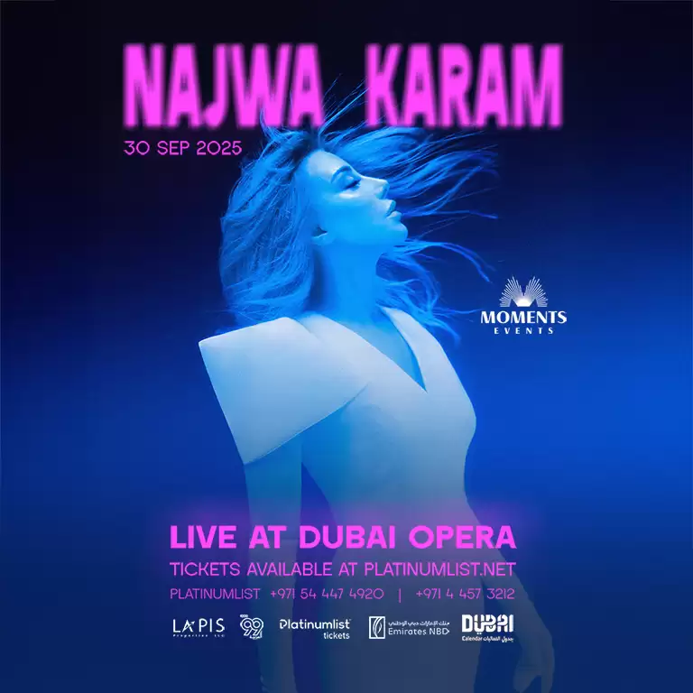 Najwa Karam Dubai Opera'da canlı