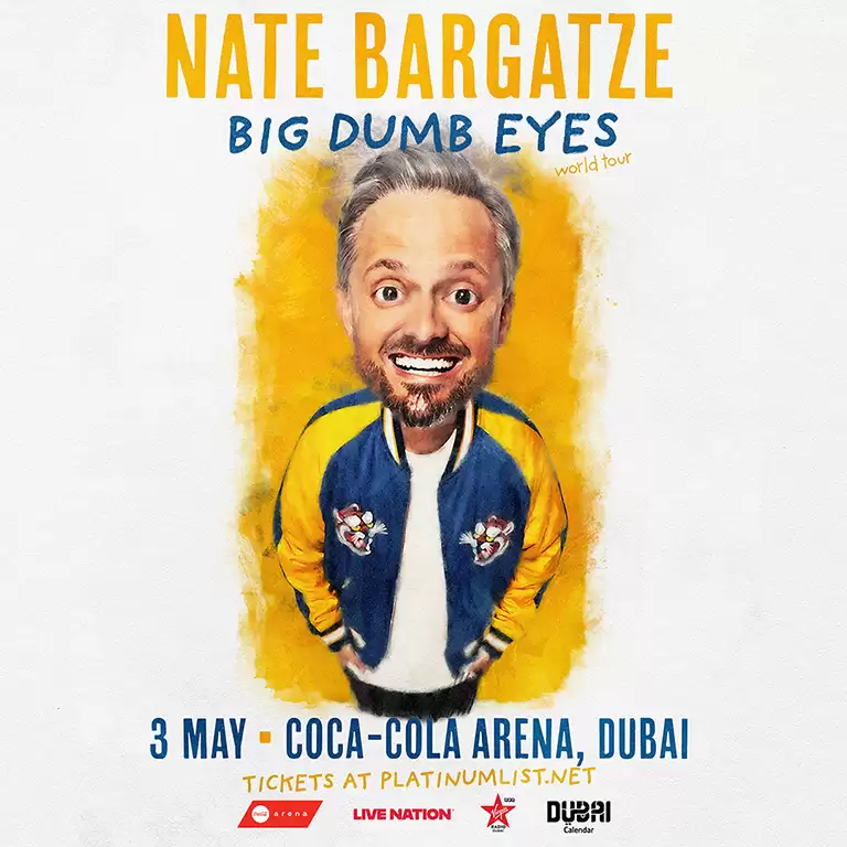 Nate Bargatze Live at Coca-Cola Arena,Dubai