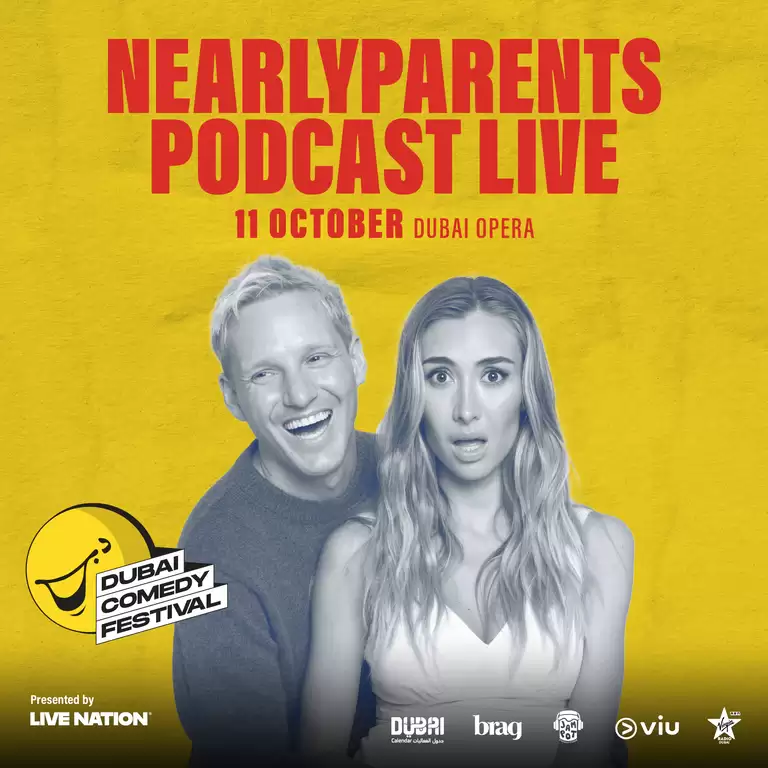 NearlyParents Podcast Live at Dubai Comedy Festival 2025