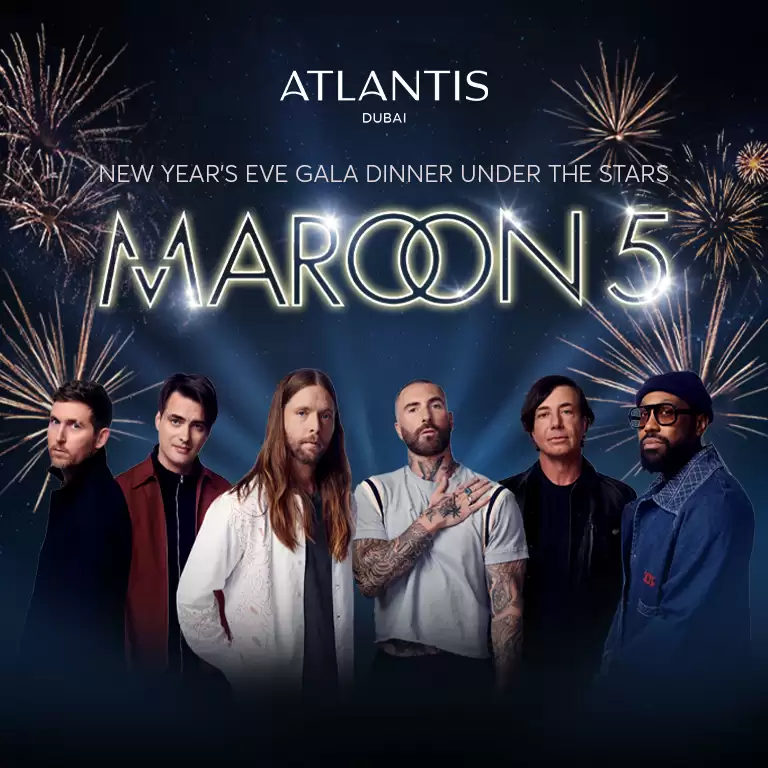 New Year’s Eve Gala Dinner Under The Stars Featuring Maroon 5 In Dubai