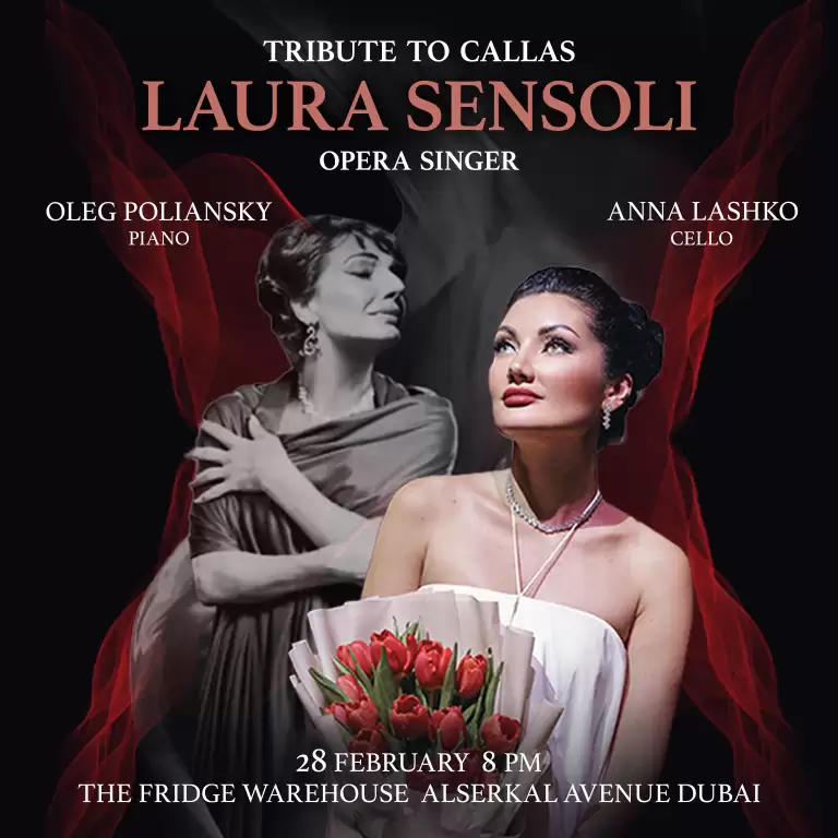 Opera Concert Tribute to Maria Callas at The Fridge Warehouse in Dubai