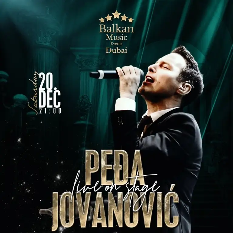 Pedja Jovanovic Live in Dubai