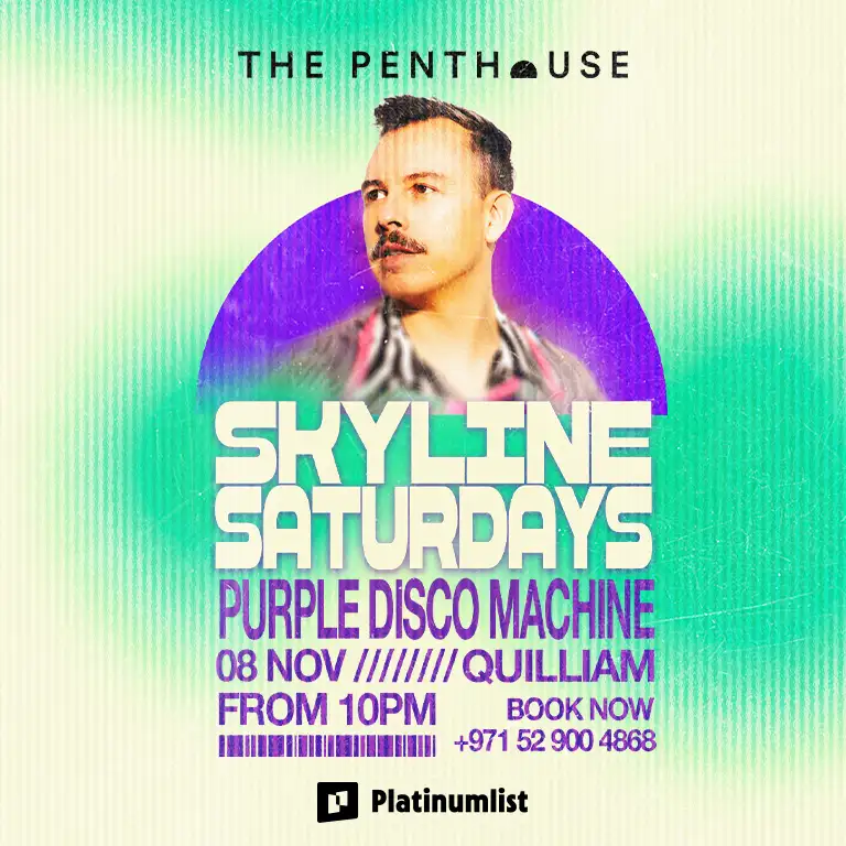 पर्पल डिस्को मशीन | स्काईलाइन सैटरडेज़ एट द पेंटहाउस