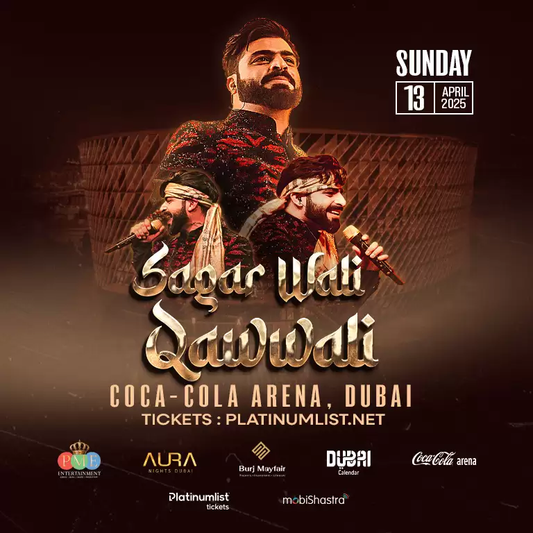 Sagar Wali Qawwali Live at Coca-Cola Arena in Dubai