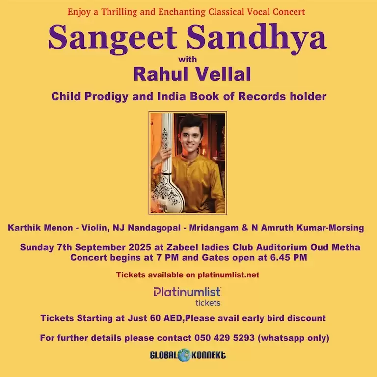 Sangeet Sandhya with Rahul Vellal Live in Dubai