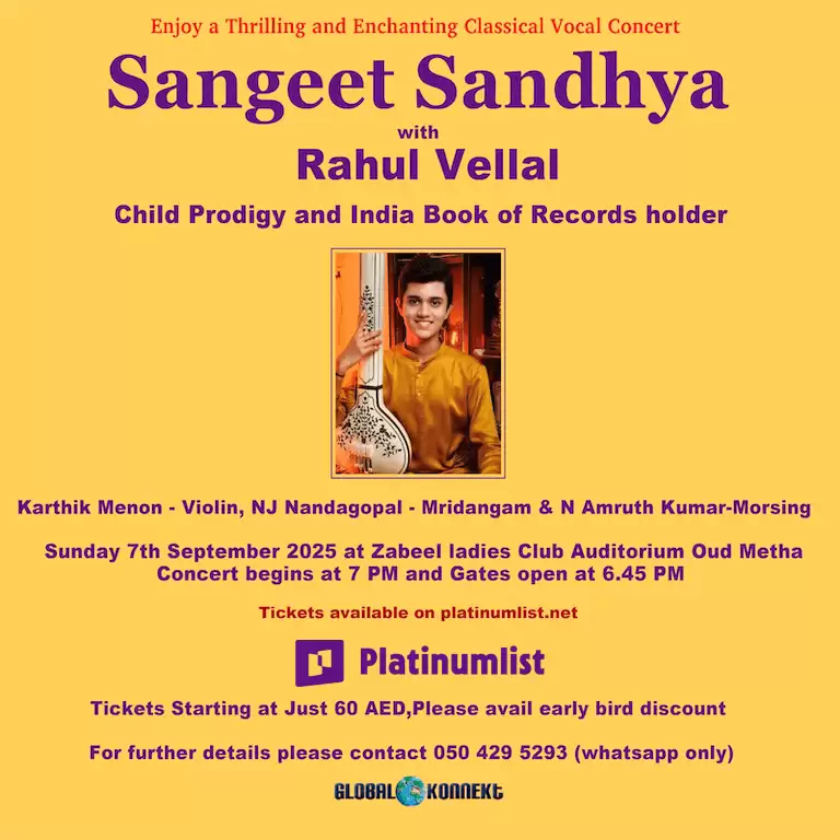 Sangeet Sandhya with Rahul Vellal Live in Dubai