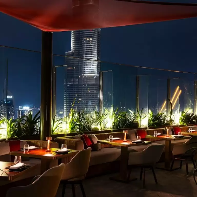 Set Menu Dinner at CÉ LA VI with Selected Beverages and Burj Khalifa Views
