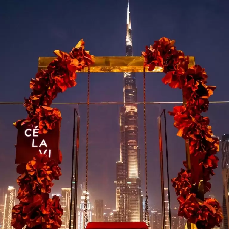 Set Menu Dinner at CÉ LA VI with Selected Beverages and Burj Khalifa Views