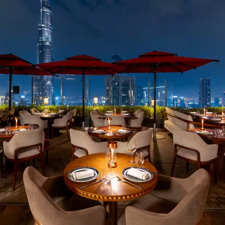 Set Menu Dinner at CÉ LA VI with Selected Beverages and Burj Khalifa Views