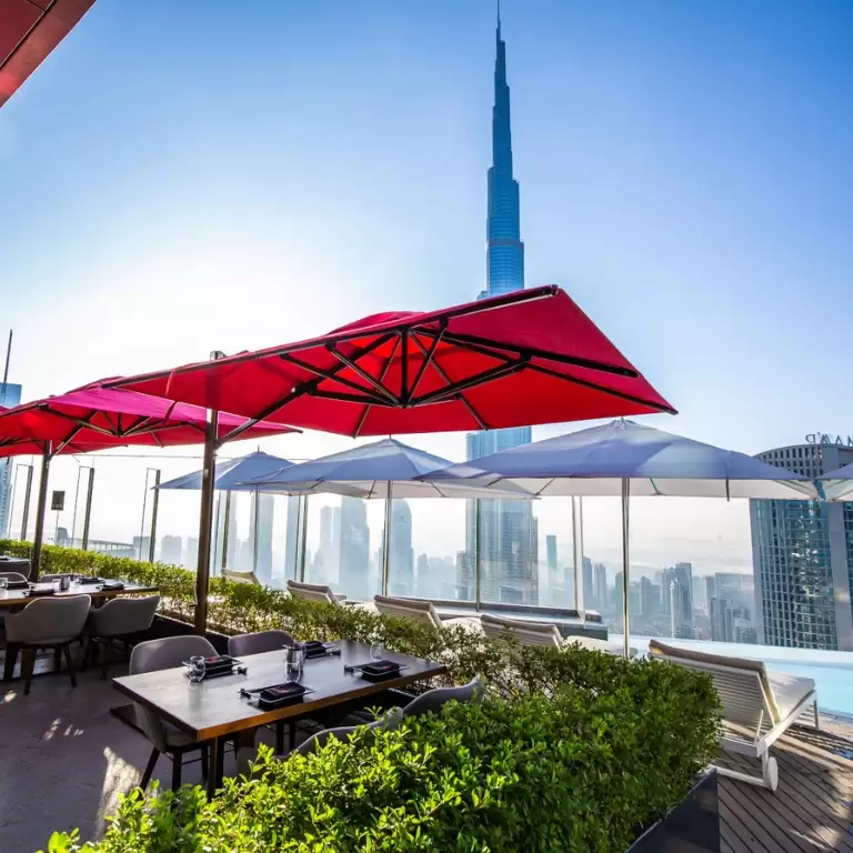 Set Menu Lunch at CÉ LA VI with Selected Beverages and Burj Khalifa Views