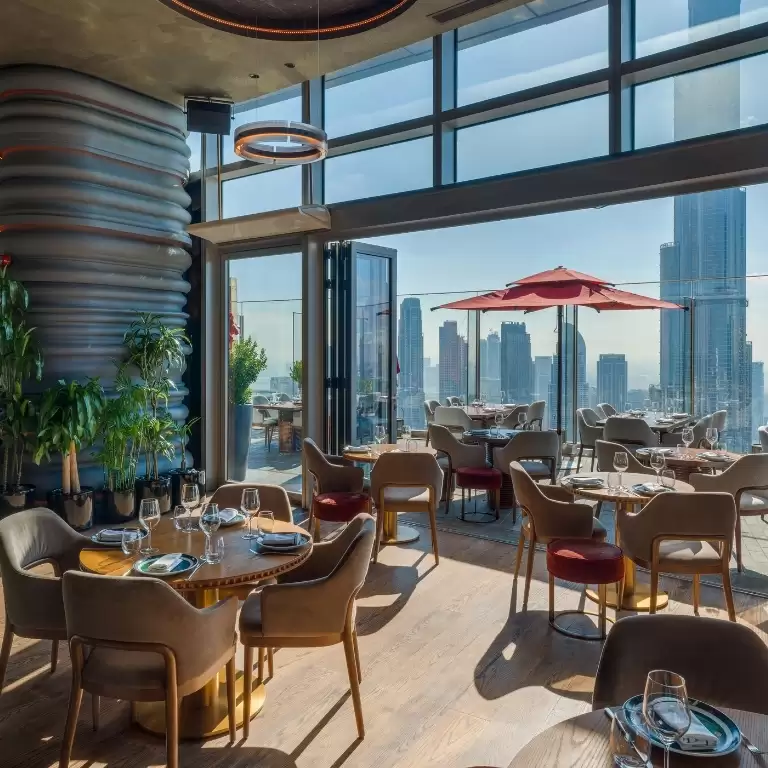 Set Menu Lunch at CÉ LA VI with Selected Beverages and Burj Khalifa Views