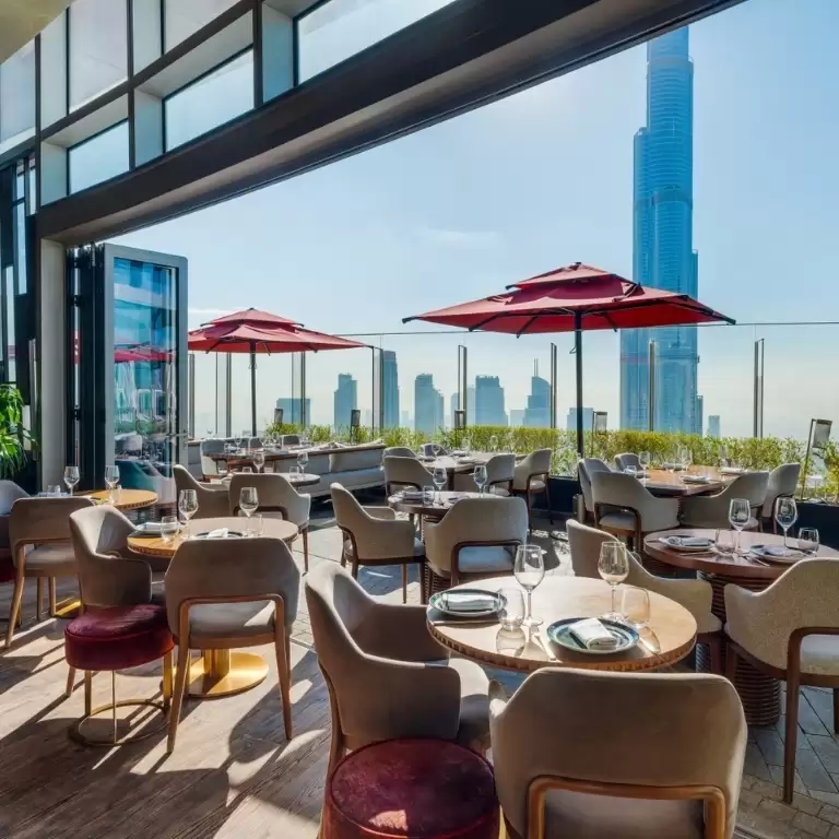 Set Menu Lunch at CÉ LA VI with Selected Beverages and Burj Khalifa Views