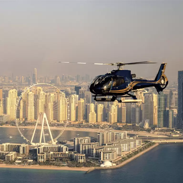 Shared Helicopter Tour in Dubai by Falcon Aviation