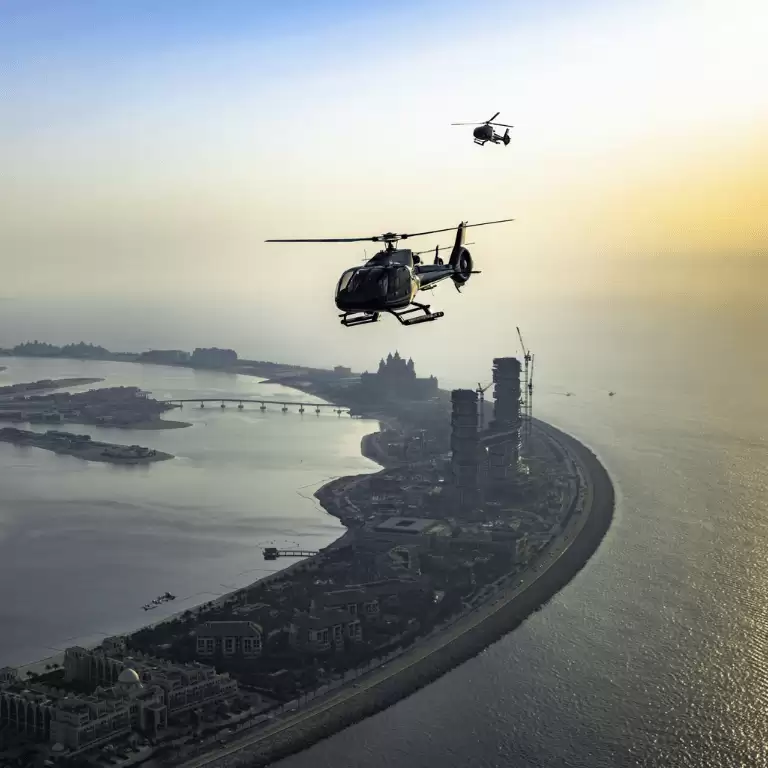 Shared Helicopter Tour in Dubai by Falcon Aviation