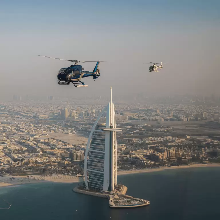 Shared Helicopter Tour in Dubai by Falcon Aviation