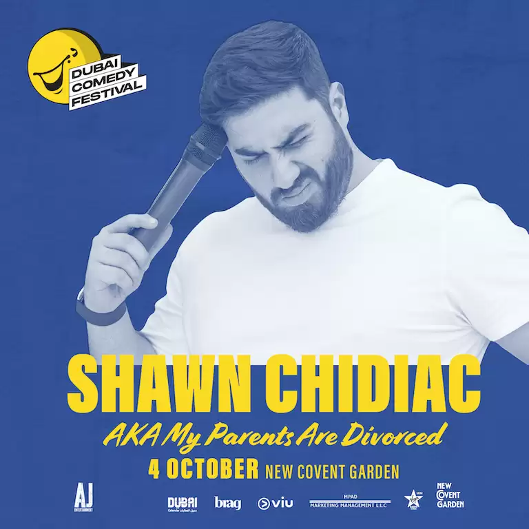 Şawn Chidiac namıdiğer Annem ve Babam Boşandı, Dubai Komedi Festivali'nde Canlı