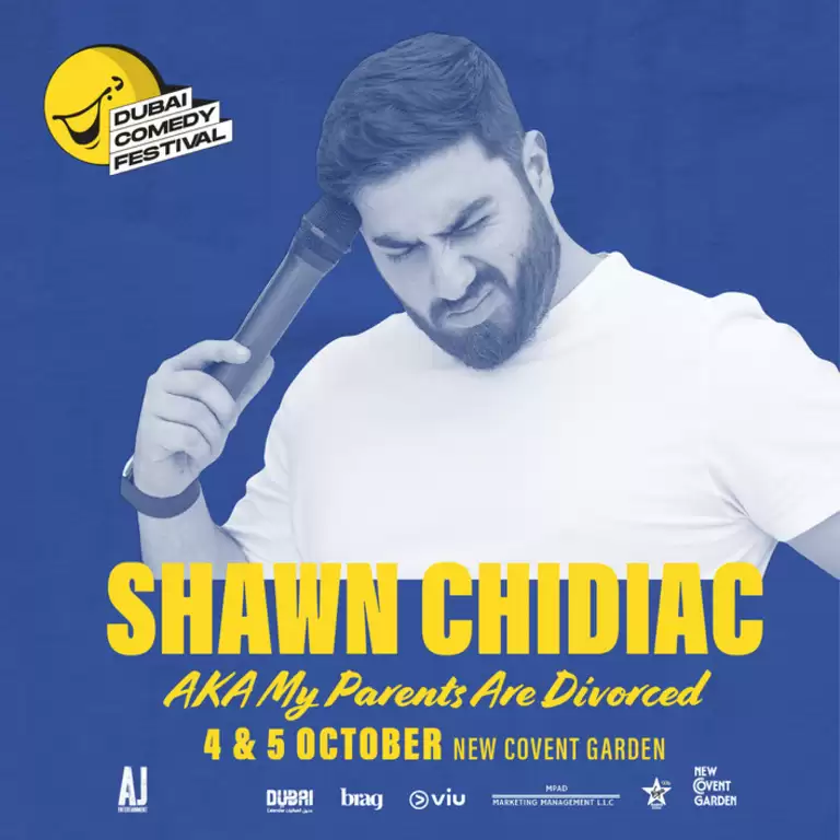 Şawn Chidiac namıdiğer Annem ve Babam Boşandı, Dubai Komedi Festivali'nde Canlı