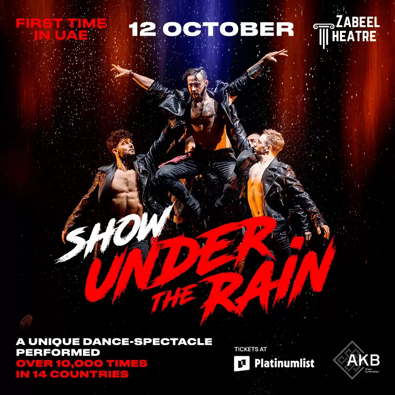 Show Under the Rain at Zabeel Theatre in Dubai
