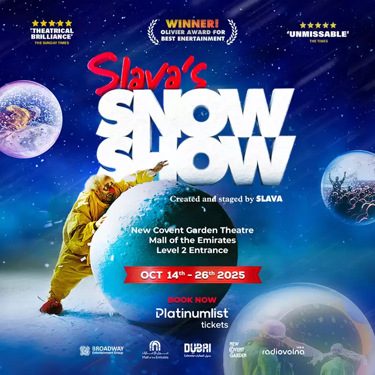 Slava’s SNOWSHOW at New Covent Garden Theatre - Mall of the Emirates in Dubai