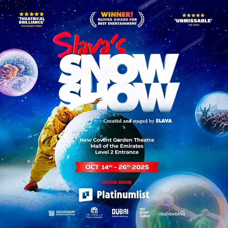 Slava’s SNOWSHOW at New Covent Garden Theatre - Mall of the Emirates in Dubai