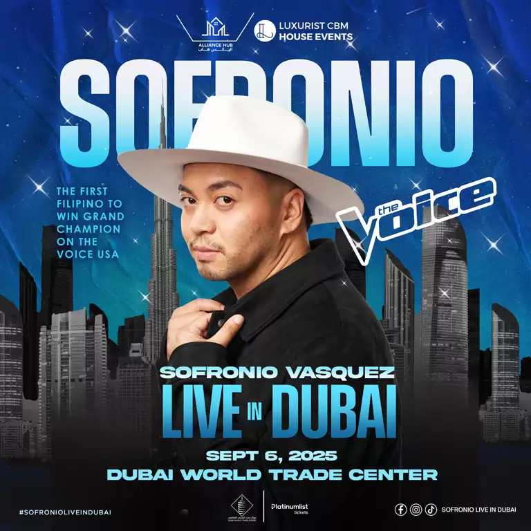 Sofronio Vasquez Live in Dubai World Trade Center