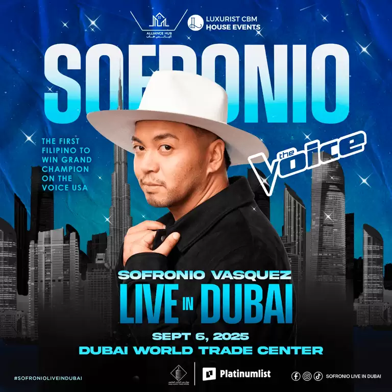 Sofronio Vasquez Live in Dubai World Trade Center