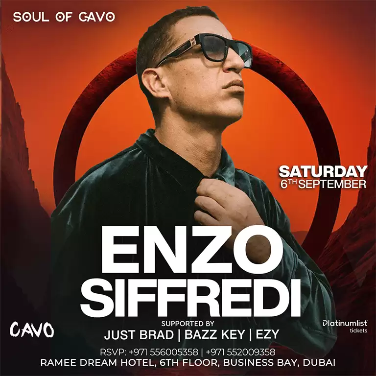 Soul of Cavo представляет Энцо Сиффреди в Дубае