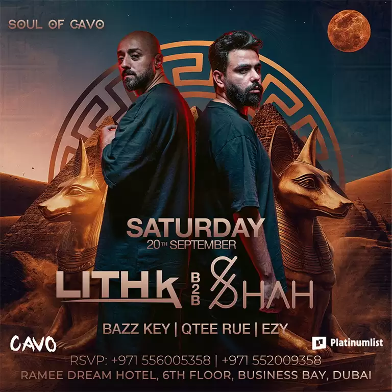 Soul of Cavo Presents Lith K B2B Shah Live in Dubai