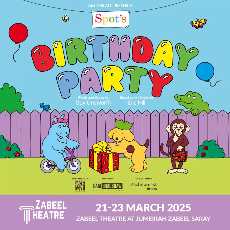 Spot's Birthday Party at Zabeel Theatre in Dubai