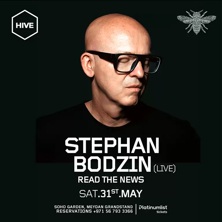 Stephan Bodzin Live at Hive, Soho Garden Meydan in Dubai