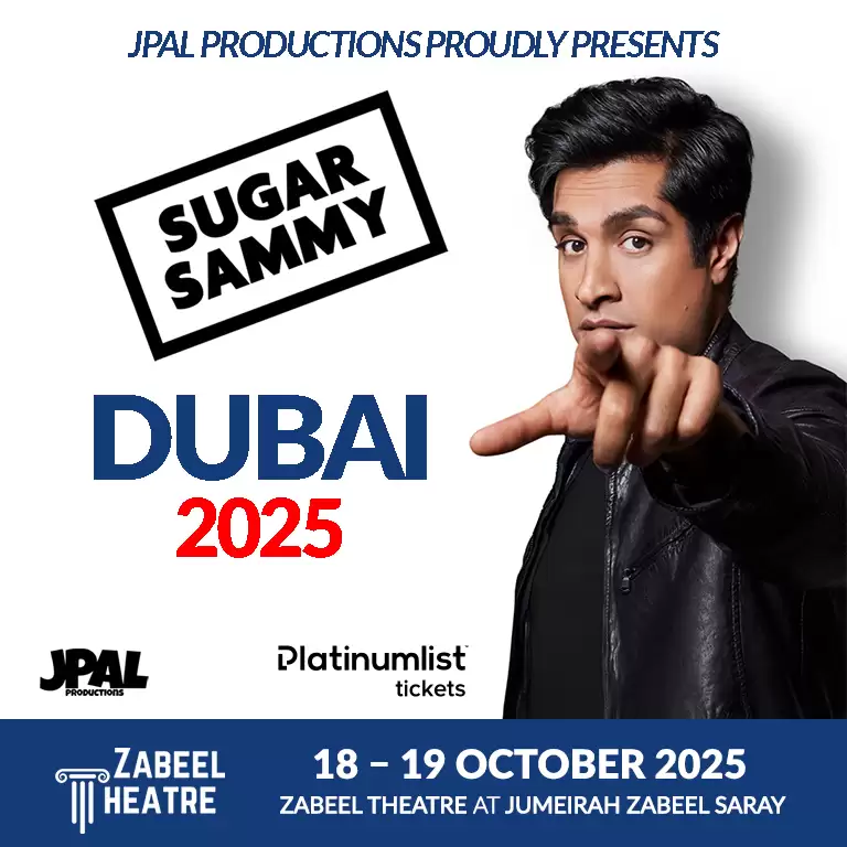 Sugar Sammy Live at Zabeel Theatre, Dubai