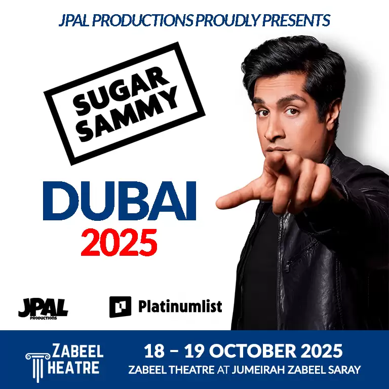 Sugar Sammy Live at Zabeel Theatre, Dubai
