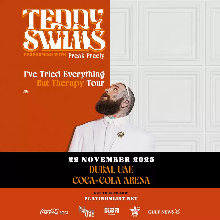 Teddy Swims Live at Coca-Cola Arena in Dubai