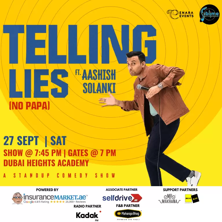 Telling Lies No Papa ft. Aashish Solanki Live in Dubai - 2025