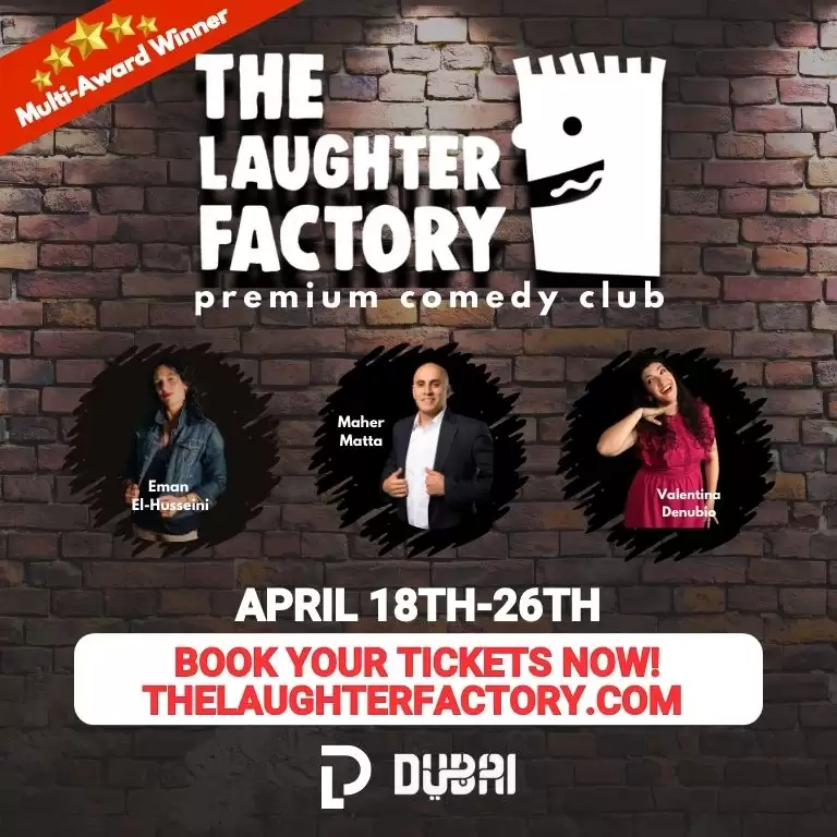 The Laughter Factory April 2025 in Dubai and Abu Dhabi
