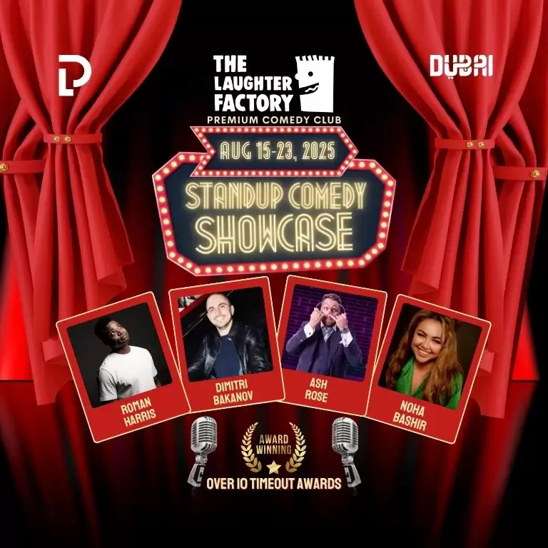 The Laughter Factory August 2025 in Dubai and Abu Dhabi