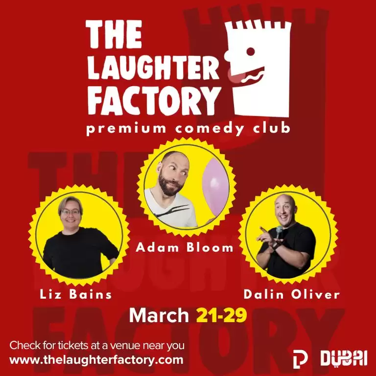 The Laughter Factory March 2025 in Dubai and Abu Dhabi