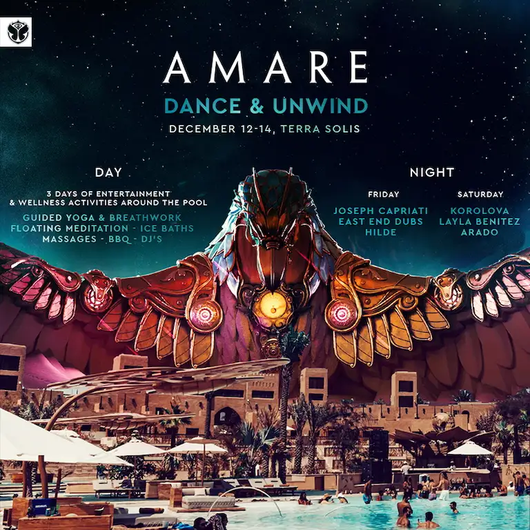 Tomorrowland Presents Amare Dance & Unwind at Terra Solis Dubai