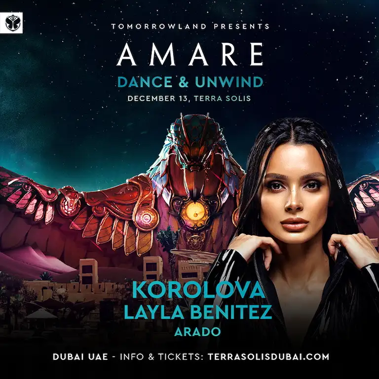 Tomorrowland Presents Amare Dance & Unwind at Terra Solis Dubai