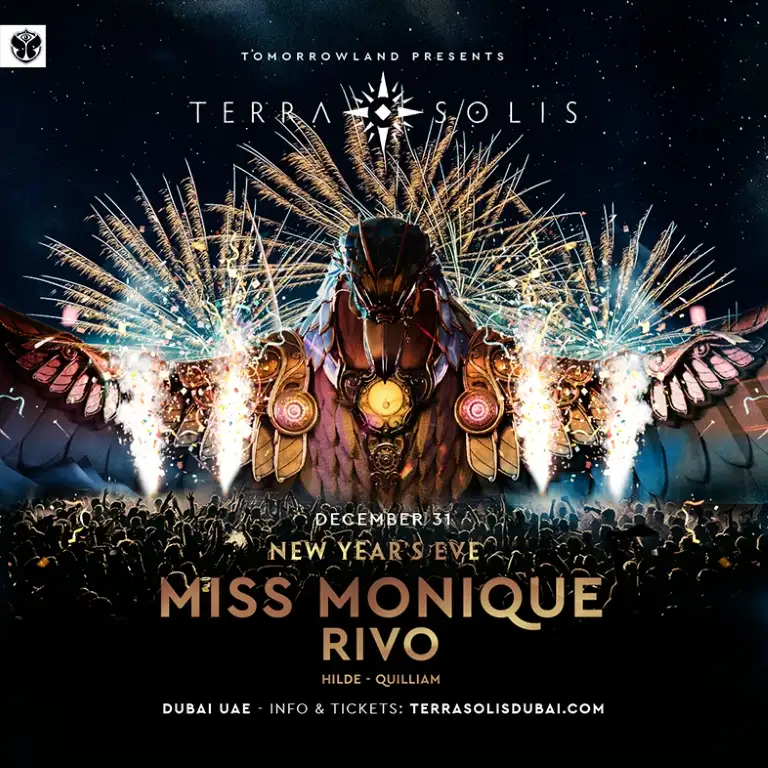 Tomorrowland Presents Miss Monique & Rivo - New Year’s Eve at Terra Solis Dubai