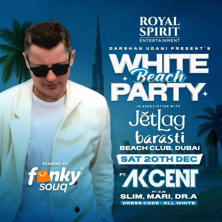 دبئی میں باراستی میں وائٹ پارٹی