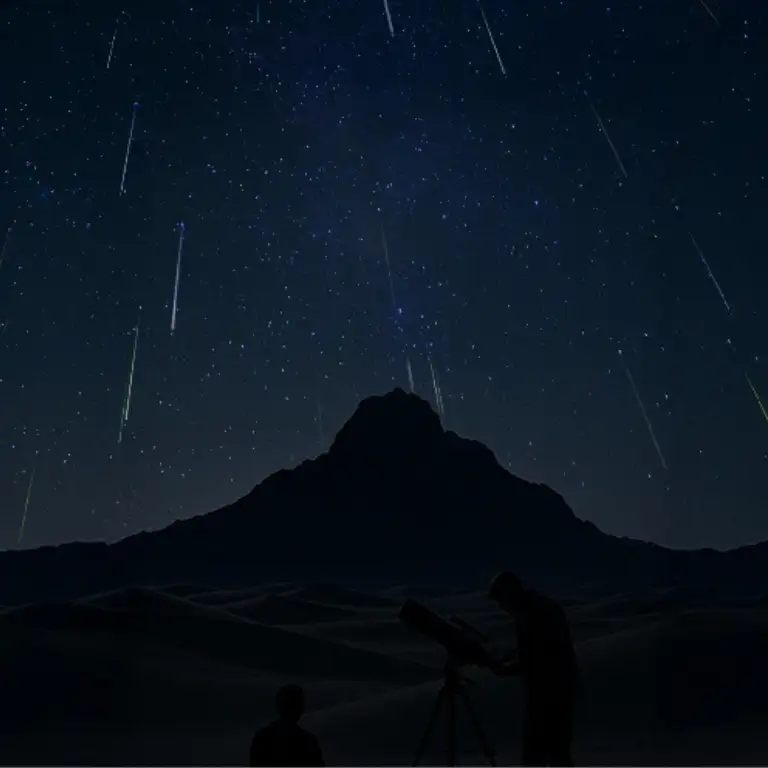 Mleiha Geminids Meteor shower 2025