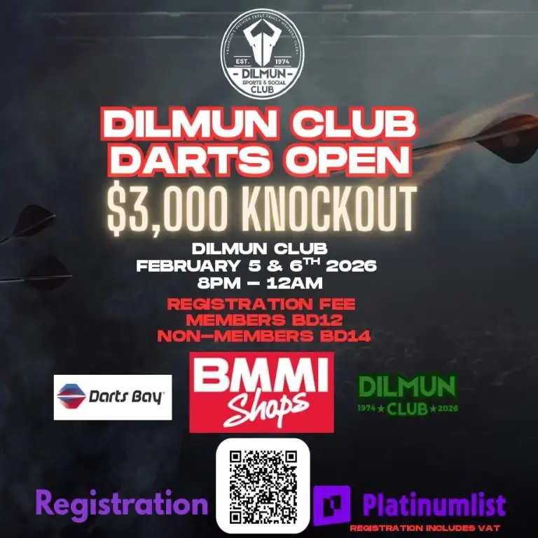Dilmun Club Darts Open at Dilmun Club Bahrain