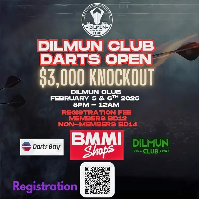 Dilmun Club Darts Open at Dilmun Club Bahrain